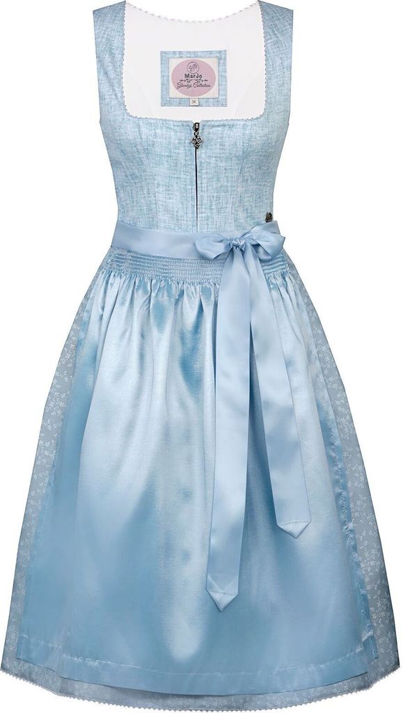 Dirndl Neubiberg 65cm Länge babyblau 46