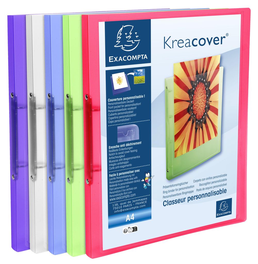 EXACOMPTA Ringhefter "Kreacover Chromaline" farblich Immagine del prodotto 