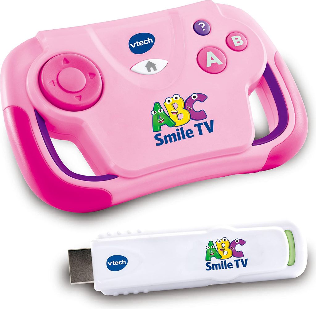 Vtech ABC Smile TV console d'apprentissage TV rose Image du produit 