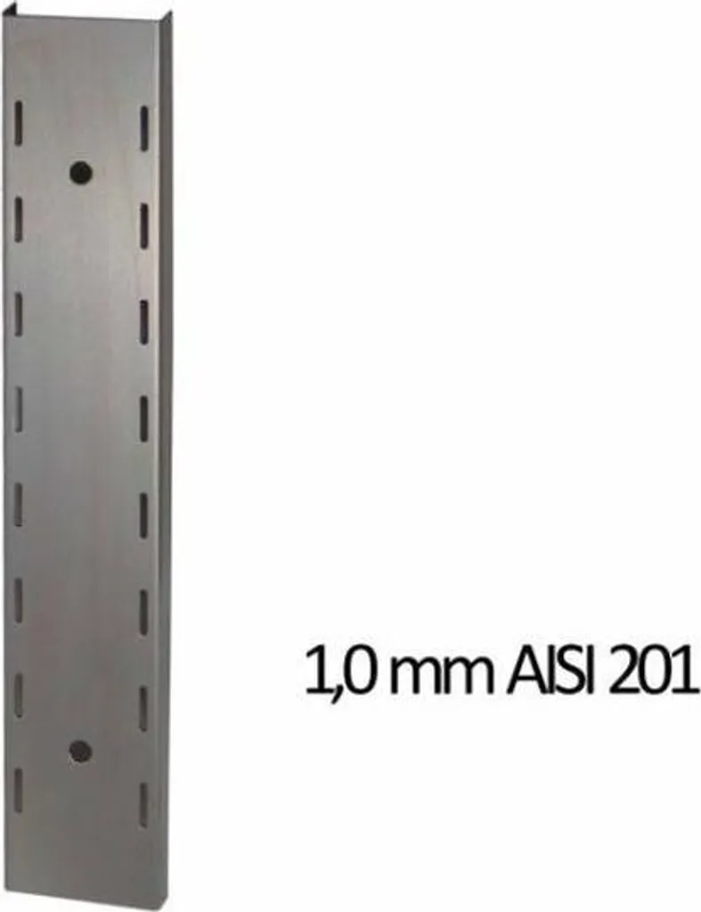 Rangement mural inox 150x40 cm - Optimisation d'espace cuisine pro - 3