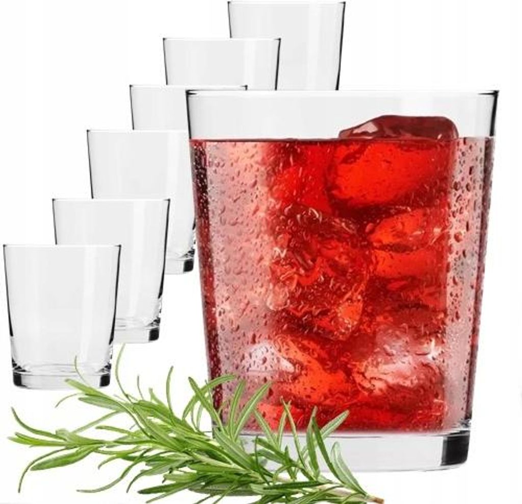 KROSNO GLÄSER 6 Stk. 250 ML. für Getränke, Cocktails, Produktbild 