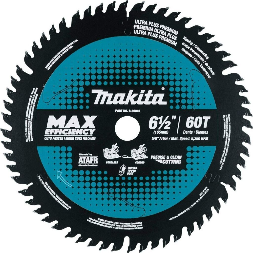 makita B-69864 EFFICUT Kreissägeblatt 165,0 mm, 60 Zähne