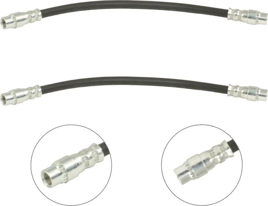 RIDEX 83B0848 Bremsschlauch Hinten für RENAULT Scénic I (JA0/1, FA0) CLIO I (B/C57, 5/357) MEGANE Scenic (JA0/1) 11 (B/C37) 9 Limousine (L42)