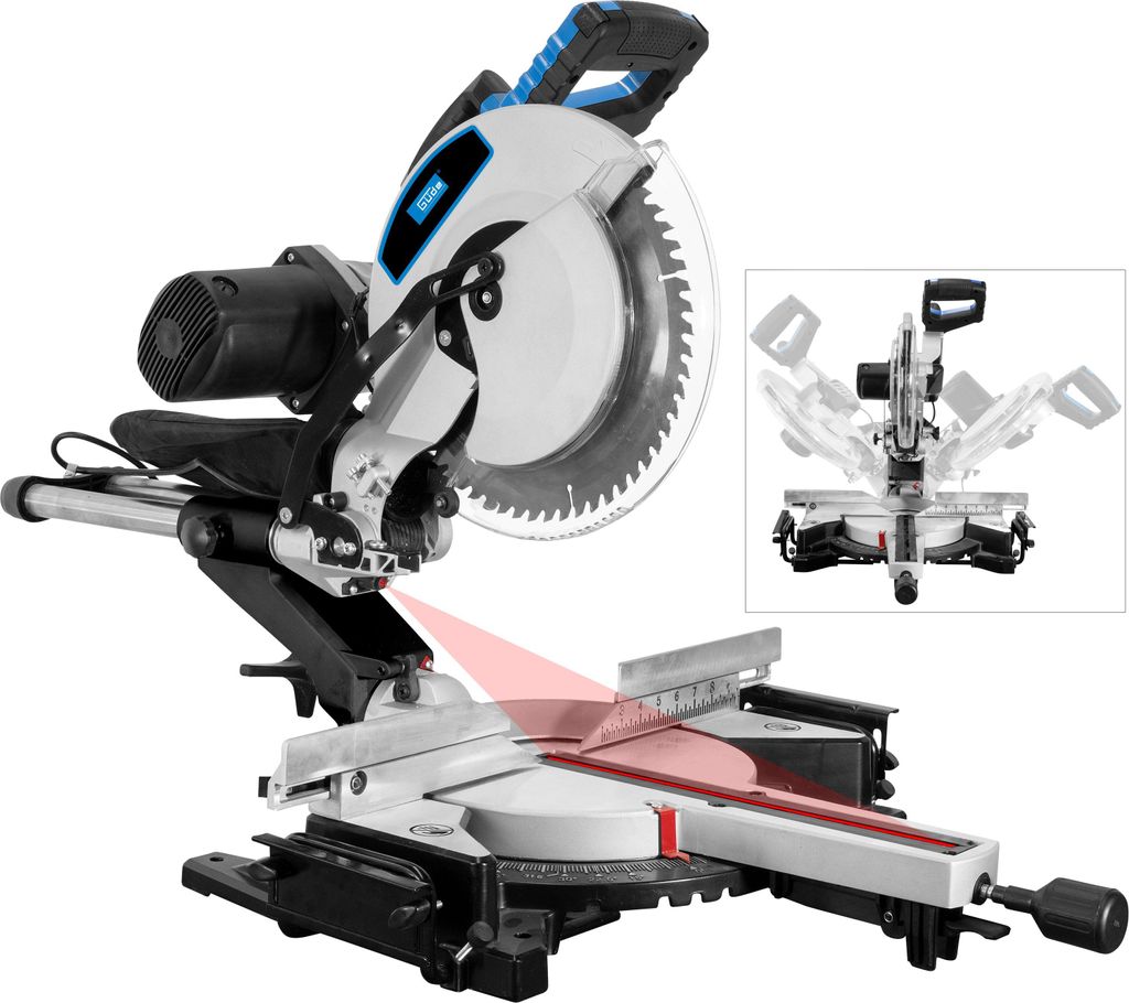 GÜDE Kapp und Gehrungssäge Zugsäge Holzsäge Säge Radialsäge 305mm GRK 3034.1 BSL
