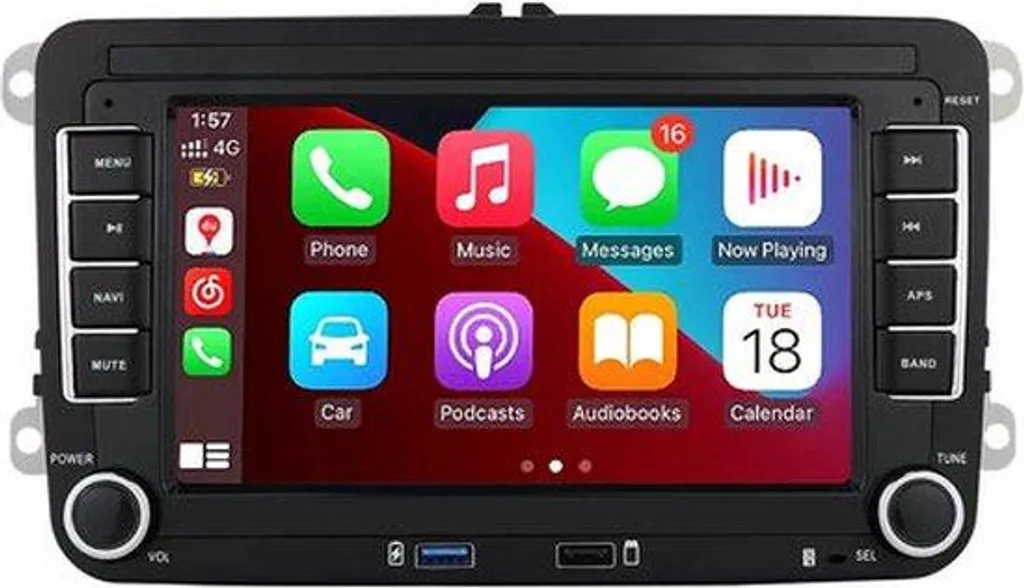 Remplacement Autoradio Origine VW Golf Polo - GPS Android Auto Fluide 32Go