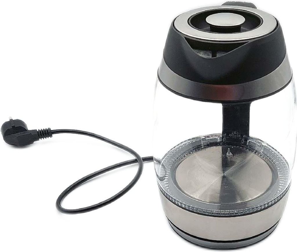ForMe Glas Wasserkocher Temperaturwahl 40°C 100°C Farbwechsel LED BPA FREI Teekocher Teesieb;Warmhaltefunktion