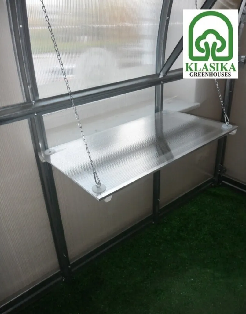 Étagère pour serres KLASIKA 75x42cm en acier galvanisé robuste et durable