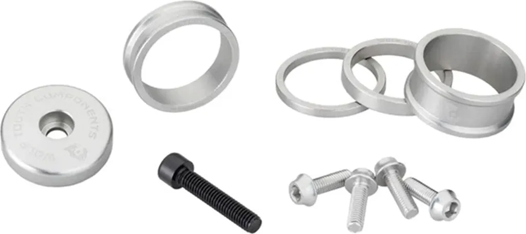 Kit Bling Wolf Tooth Argent Brut - Accessoires de Finition en Aluminium