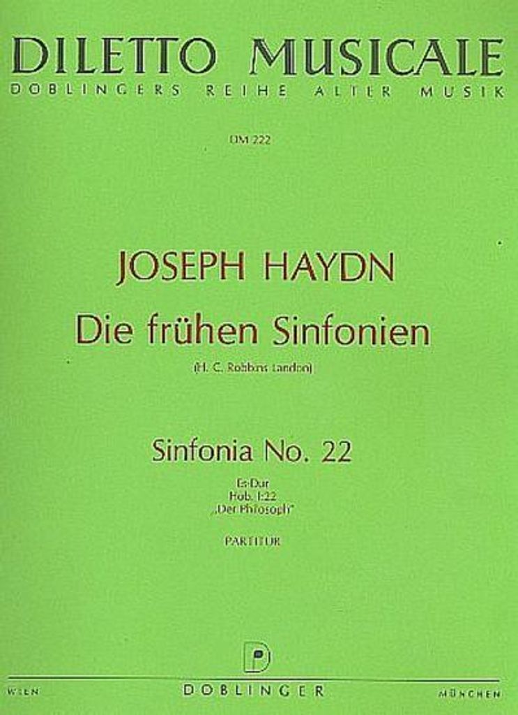 Sinfonie Es-Dur Nr.22 Hob.I:22für Orchester