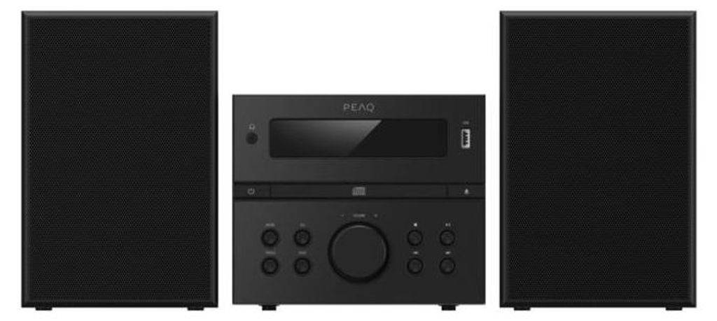 PEAQ PMS 350 Schwarzes Mikrosystem Produktbild 
