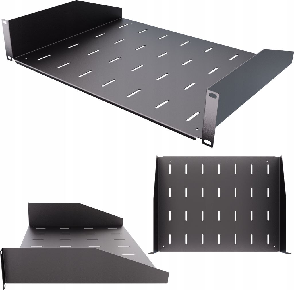 Stalflex Server Fachboden 19 Zoll 2HE 350mm - Serverschrank Hergestellt