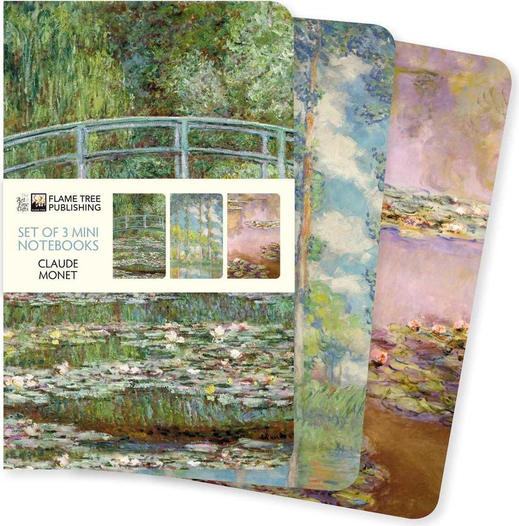 Claude Monet Mini Notebook Collection – Lingua: Inglese
