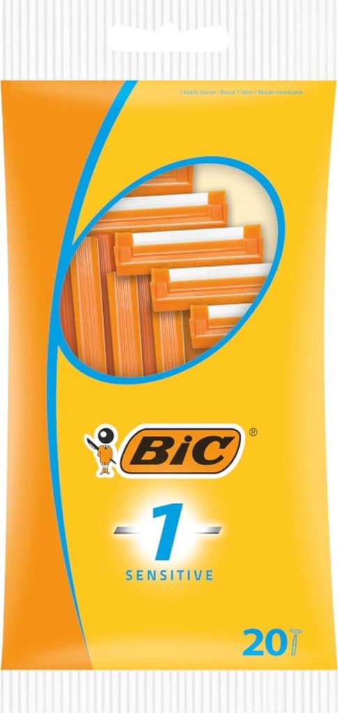 BIC 1 Sensitive Rasierer Herren, 20 Einwegrasierer mit je 1 Produktbild 
