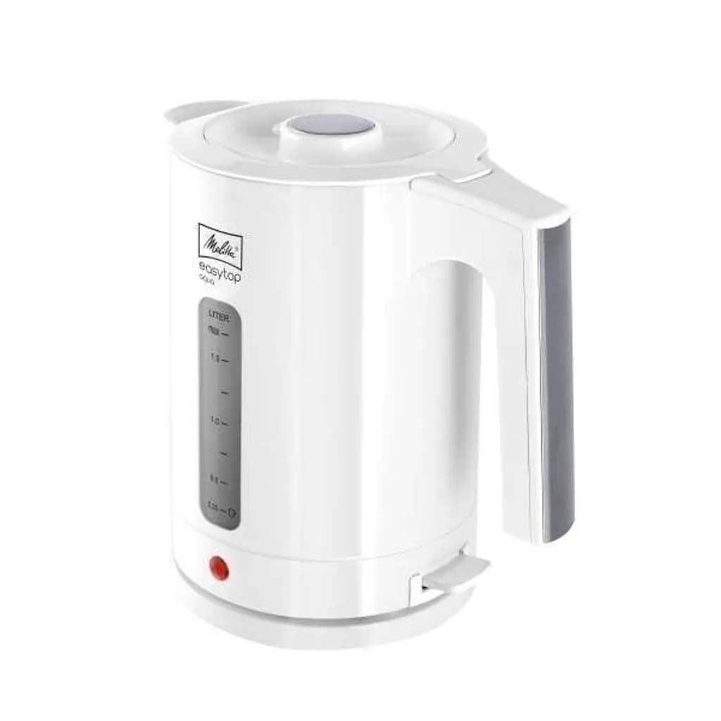 Melitta Easy Top Aqua Bianco Bollitore Elettrico Rapido 1.7L