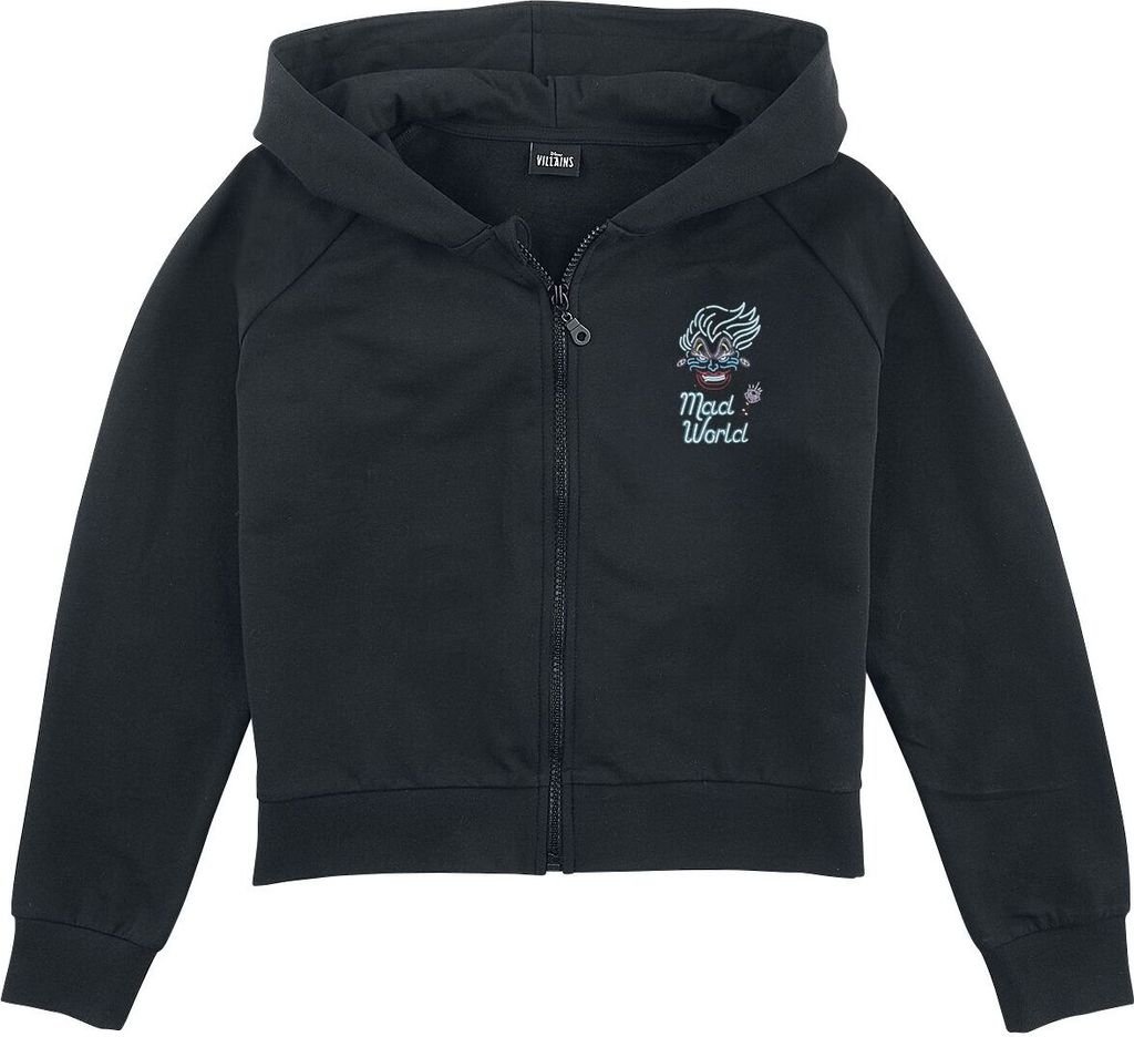 Arielle, die Meerjungfrau Kapuzenjacke Damen Kids - Ursula - Mad World schwarz 176