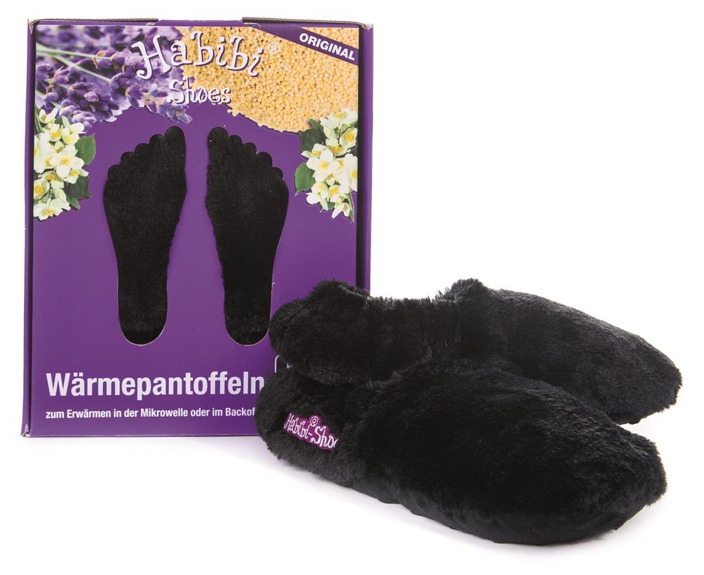 Habibi Wärmeschuhe aufheizbare Thermo Hausschuhe Fußwärmer Produktbild 