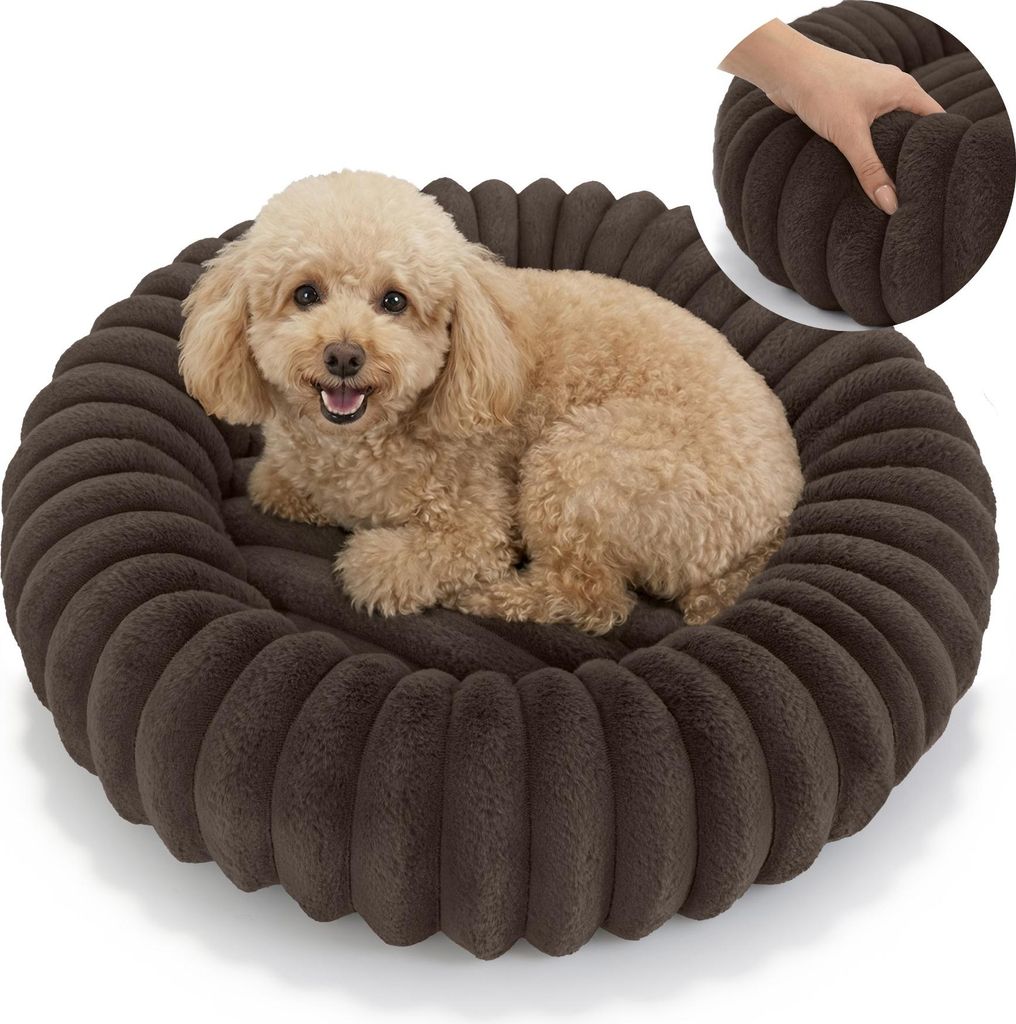 Domarex Rundes Hundebett DOGGURU KIRA Weich Waschbar Produktbild 