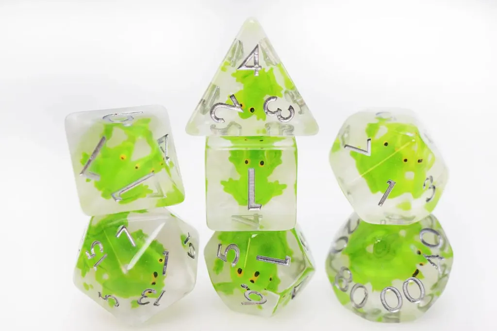 Dés de JDR lisibles Frozen Frog pour ne plus rater vos jets de dés crit