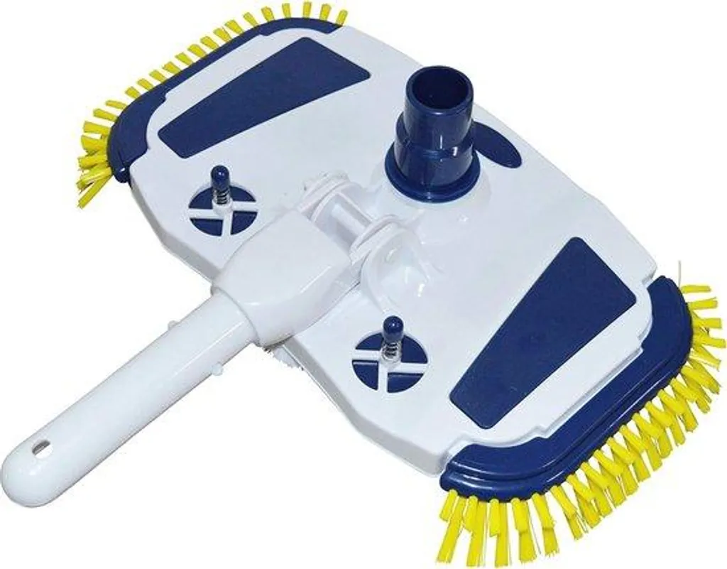 Balai aspirateur de piscine Deluxe articulé avec ses brosses de finition