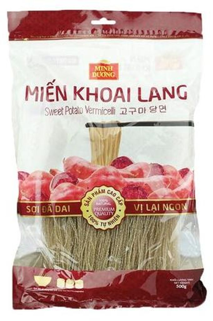 Süßkartoffel-Fadennudeln 500g - Minh Dương Produktbild 