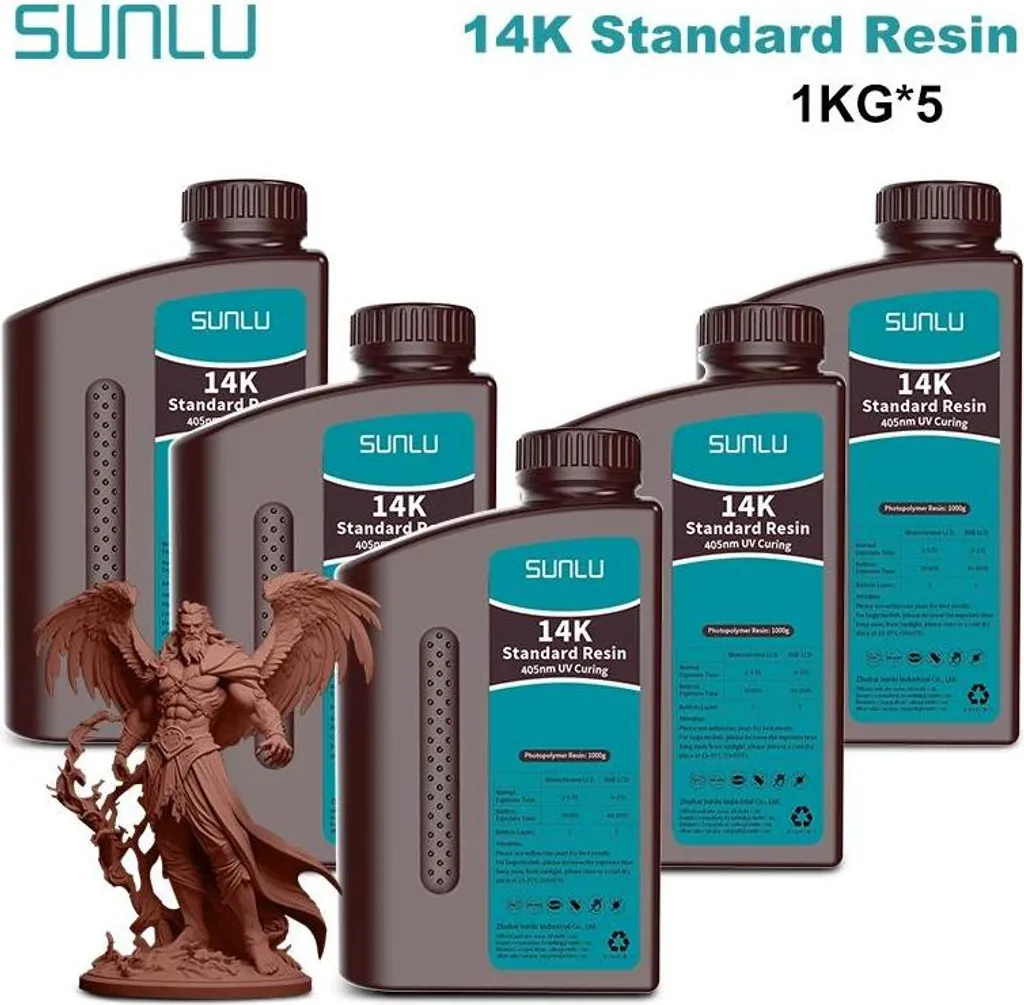 Résine 14K acajou haute précision à faible retrait pour impression 3D