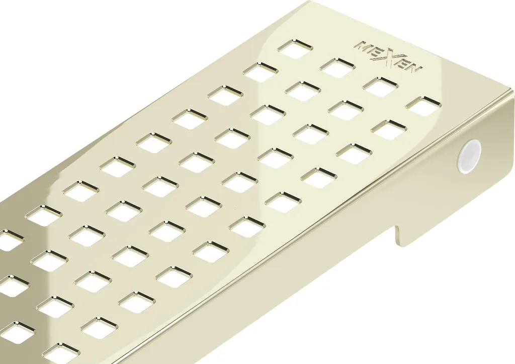 Dettaglio Doccia Oro Mexen Flat M08 60 cm - Eleganza Senza Tempo 1525060