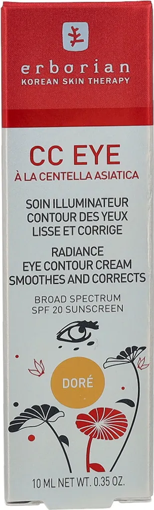 CC Eye crème anti-fatigue Erborian éclat contour des yeux Doré