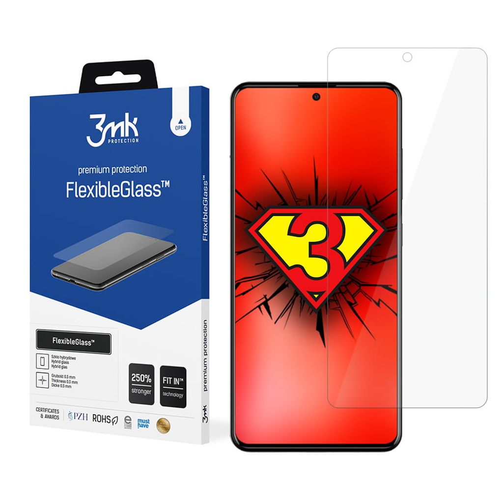3MK FlexibleGlass für Samsung Galaxy A52 4G/5G A52s 5G Hybridglas, Transparent