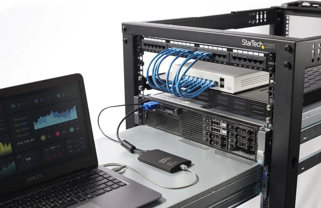 Accès BIOS sans Écran : Adaptateur Console KVM USB 2.0 pour Maintenance - 6