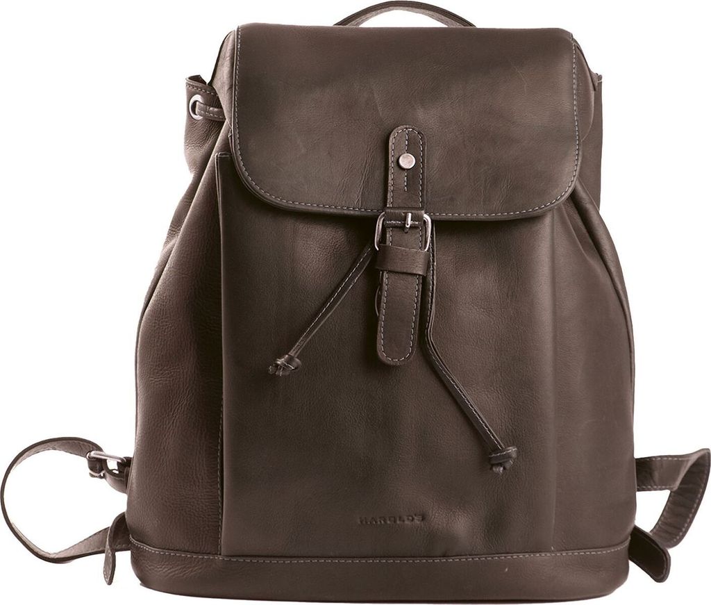 HAROLD'S Leder Rucksack Freizeitrucksack Campo Backpack Brown dunkelbraun