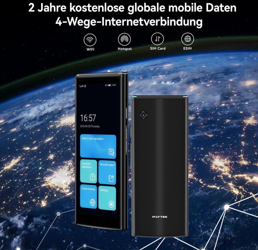 Sprachübersetzer Mit Großem Bildschirm, 99,9 % Ge Produktbild-Vorschau 5