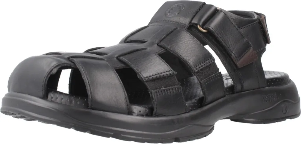 Sandales Coronel Tapiocca C628 11 Noir avec Semelle Confort pour Homme