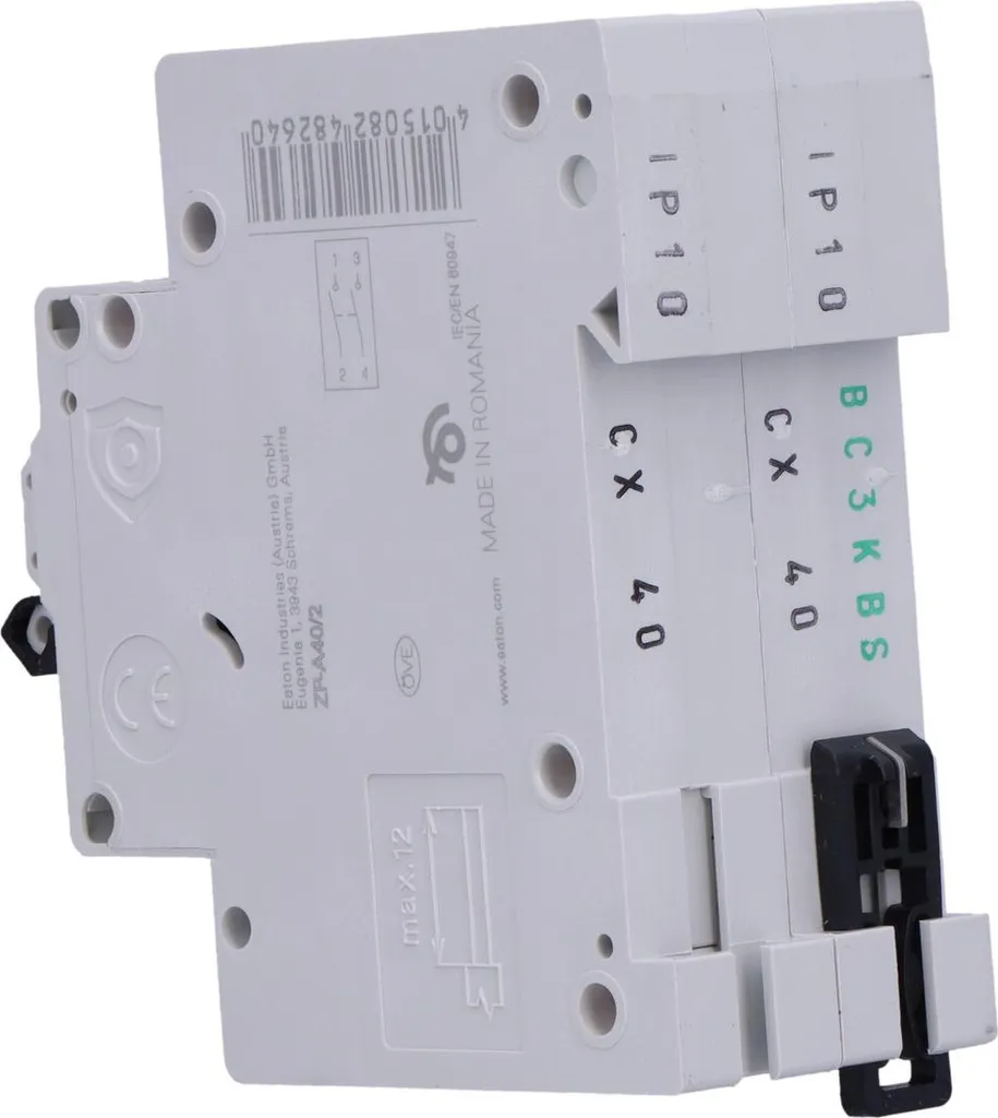 Sectionneur Bipolaire 40A ZP-A40/2 - Commande de Coupure Haute Fiabilité