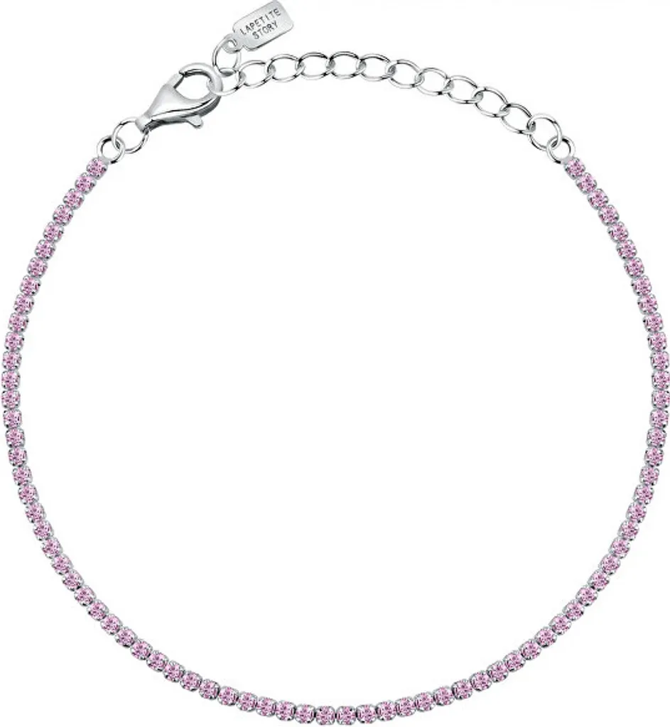 Gioiello Donna La Petite Story LPS05AWV32 Tennis Argento Zirconi Rosa