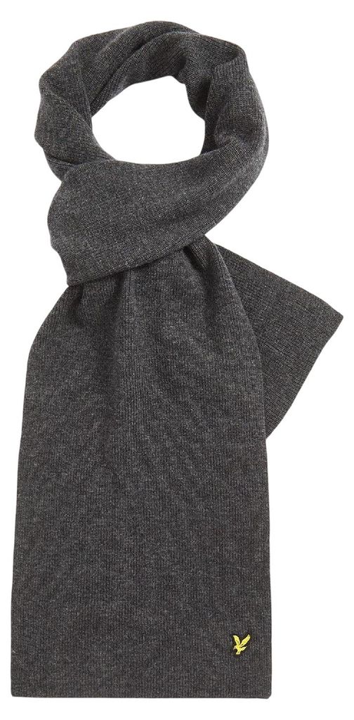 Lyle & Scott - Schal, gerippt, Wolle Mischung GT14416 (Einheitsgröße) (Grau)
