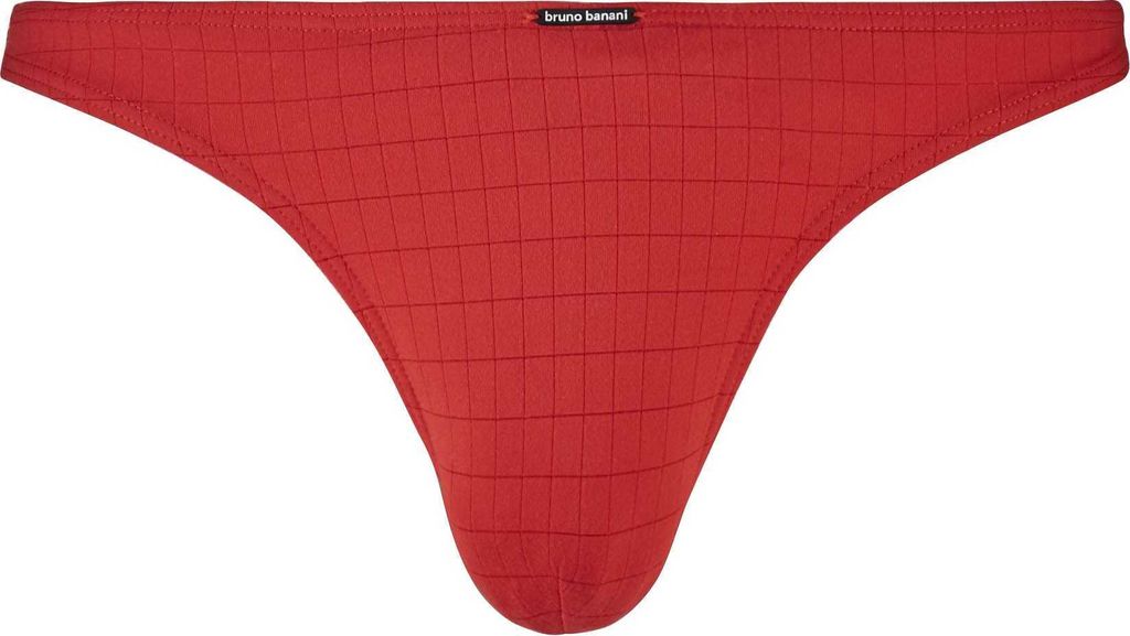 bruno banani Tanga String Check Line 2.0, Farbe:Rot, Wäschegröße:XL, Artikel:-1070 rot karo