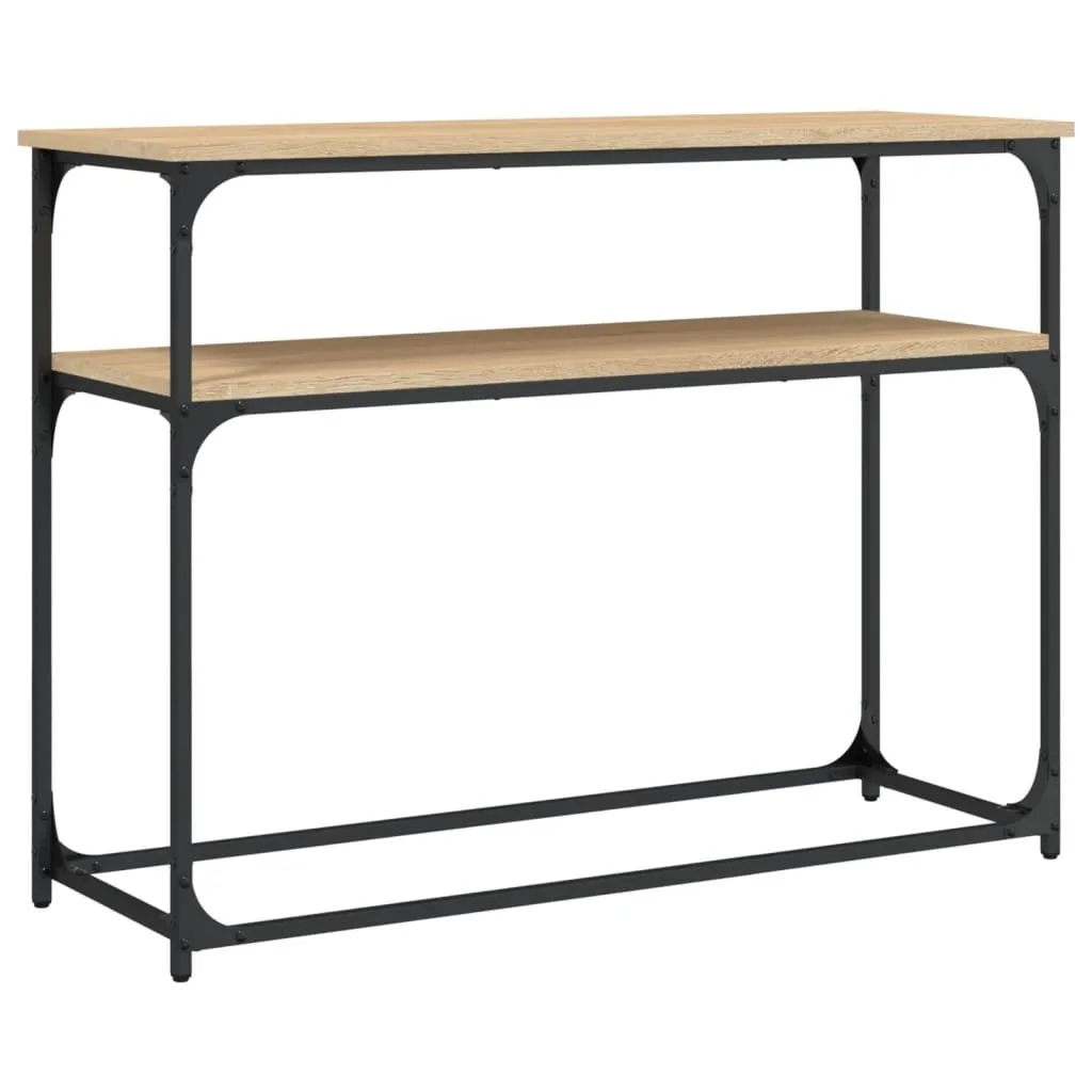Tavolo Consolle Rovere Sonoma 100cm - Arredo Design per Soggiorno