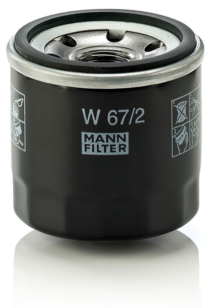 Filtr oleju MANN-FILTER W 67/2 Zdjęcie produktu 