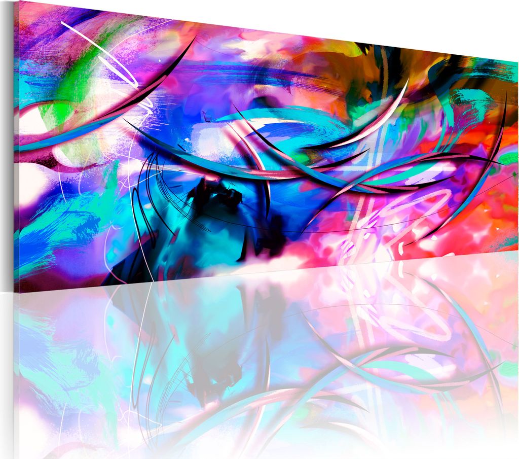 Modernes Wandbild a-A-0001-b-c (120x40) - 1 Teilig Bilder Fotografie auf Leinwand Foto Bild Dekoration Wand Bilder Kunstdruck Abstrakt modern
