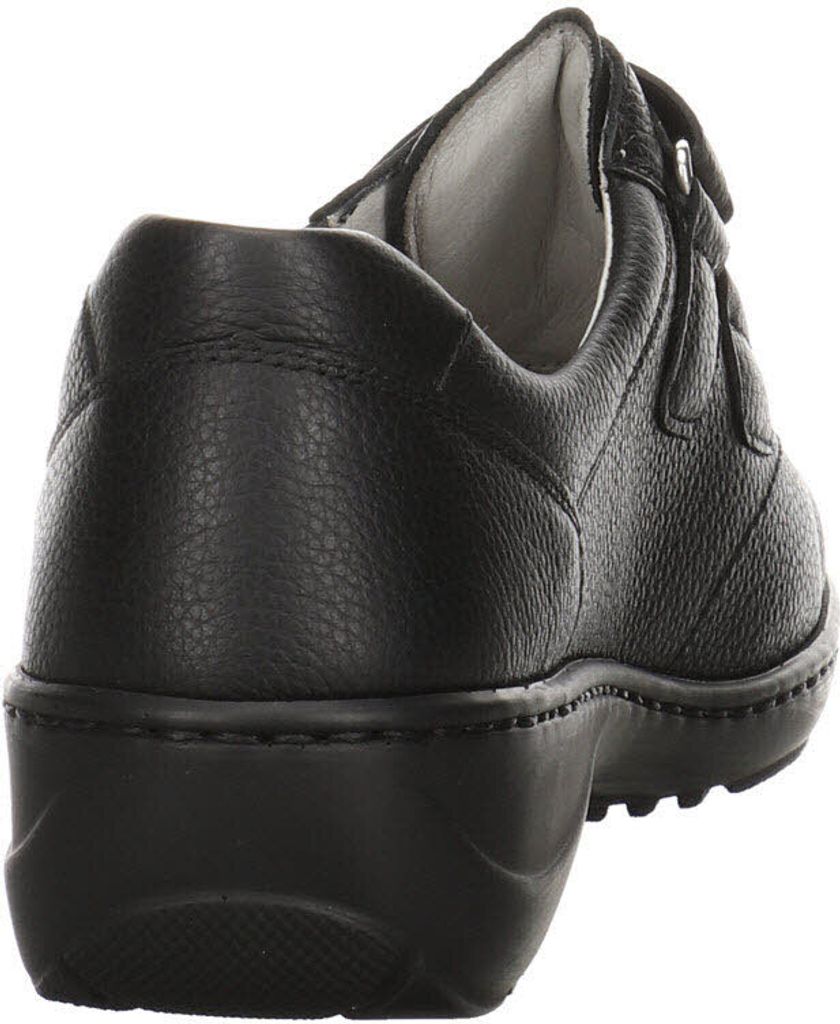 Waldläufer Damen Halbschuhe schwarz, Leder, Weite K,