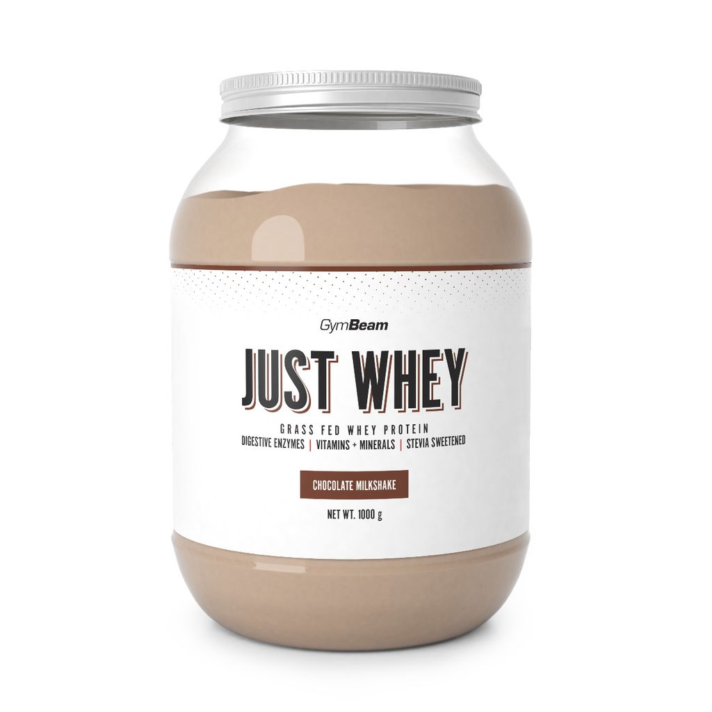 GymBeam Proteine Pulver Just Whey 1000 g Chocolate shake