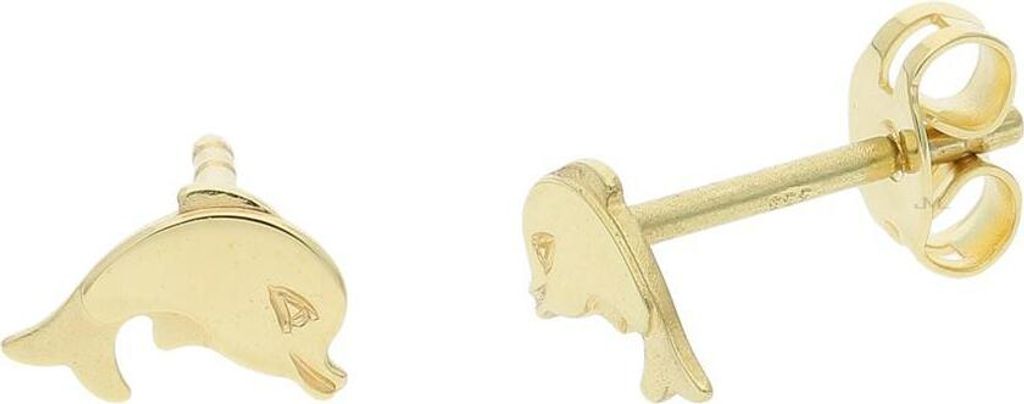 JuwelmaLux Kinder Ohrstecker JL14-06-0407 Gold 333 Delfin
