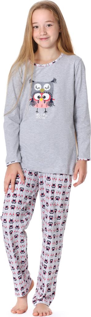 Timone Mädchen und Jugendlicher Schlafanzug TITR210 (Melange, 146)