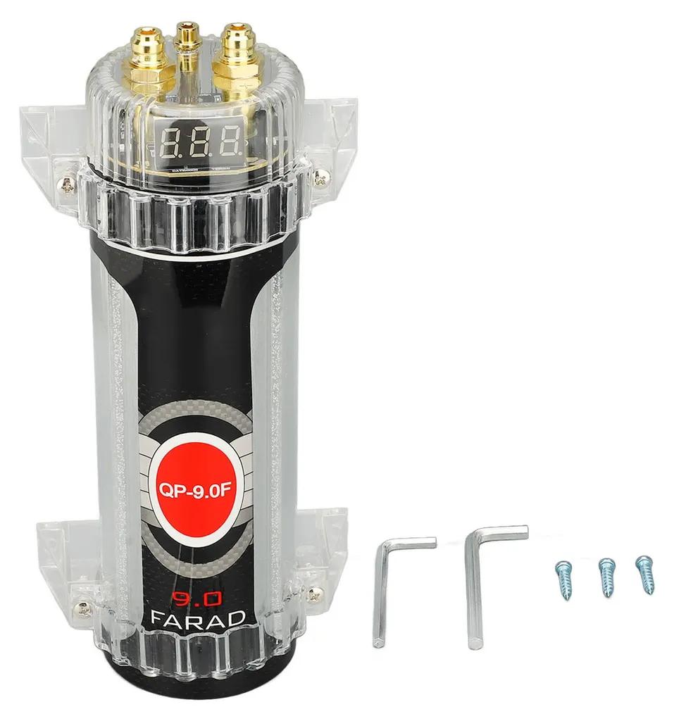 Condensateur 9 Farads numérique : stop aux chutes de tension audio