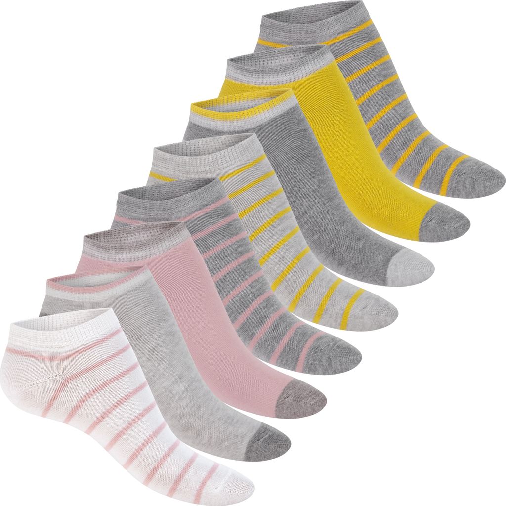Footstar Damen Motiv Sneaker Socken (8 Paar) Kurze süße Produktbild 