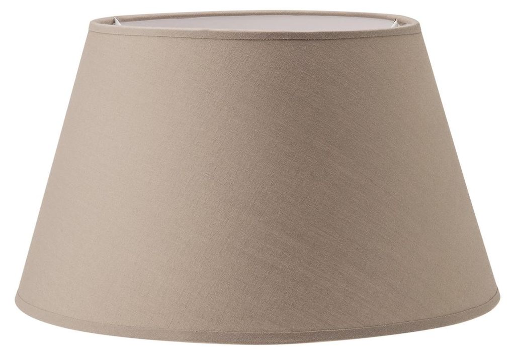 Home Sweet Home Stoff Lampenschirm Taupe - 30 x 20 x 17 cm Produktbild 
