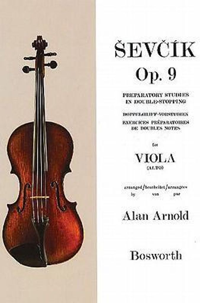 Sevcik for Viola - Opus 9: Preparatory Studies in Double-Stopping