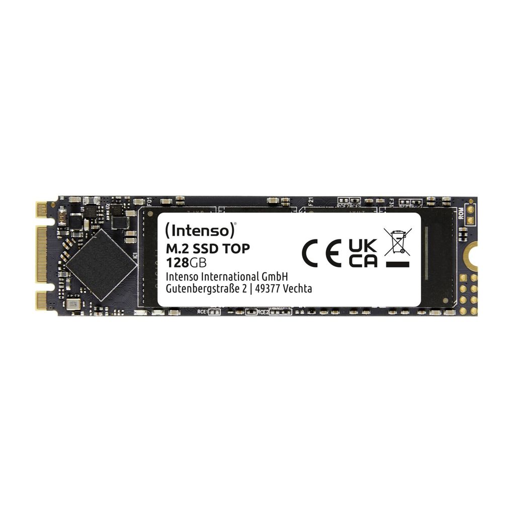 Intenso M.2 128GB SSD SATA3 Najwyższa wydajność w sprzedaży Zdjęcie produktu 