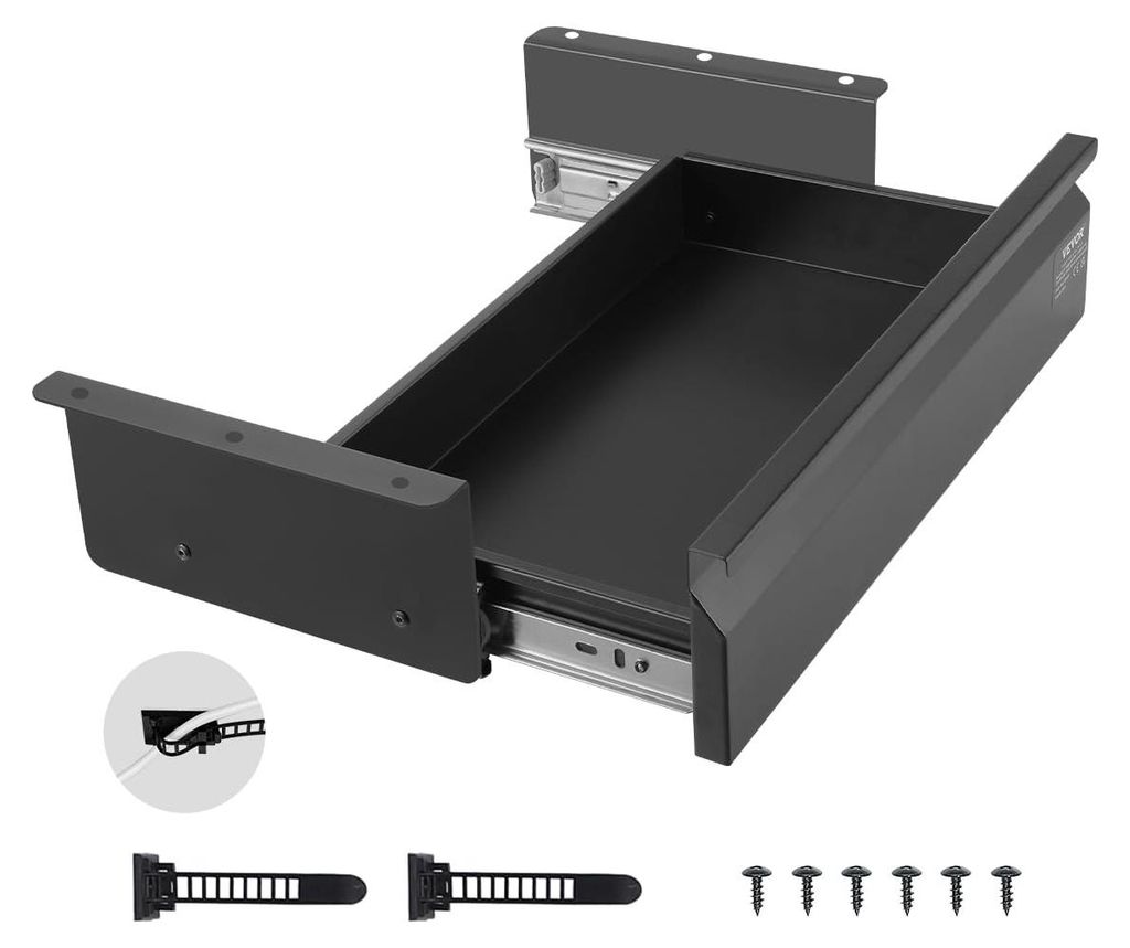 Cassetto sotto la scrivania VEVOR 440 x 223 x 101 mm, Immagine del prodotto 