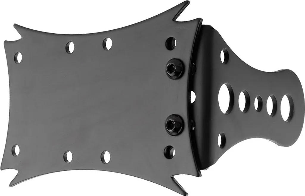 Support Plaque Latéral Moto Universel Style Rétro Fixation Axe Roue